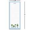 Blue & White Topiary Personalized Shopping List Pads