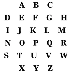 Bold Initial Notepad