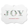 Botanical Joy Personalized Ornament Bracket