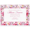 Bountiful Floral Personalized Invitations
