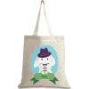 Boy Bunny Personalized Canvas Tote