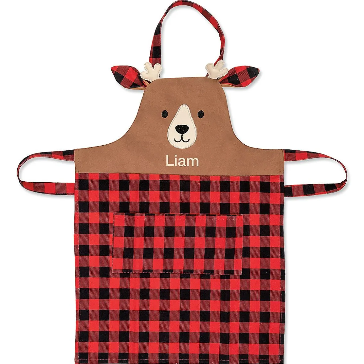Boy Reindeer Personalized Kid Apron by Stephen Joseph®