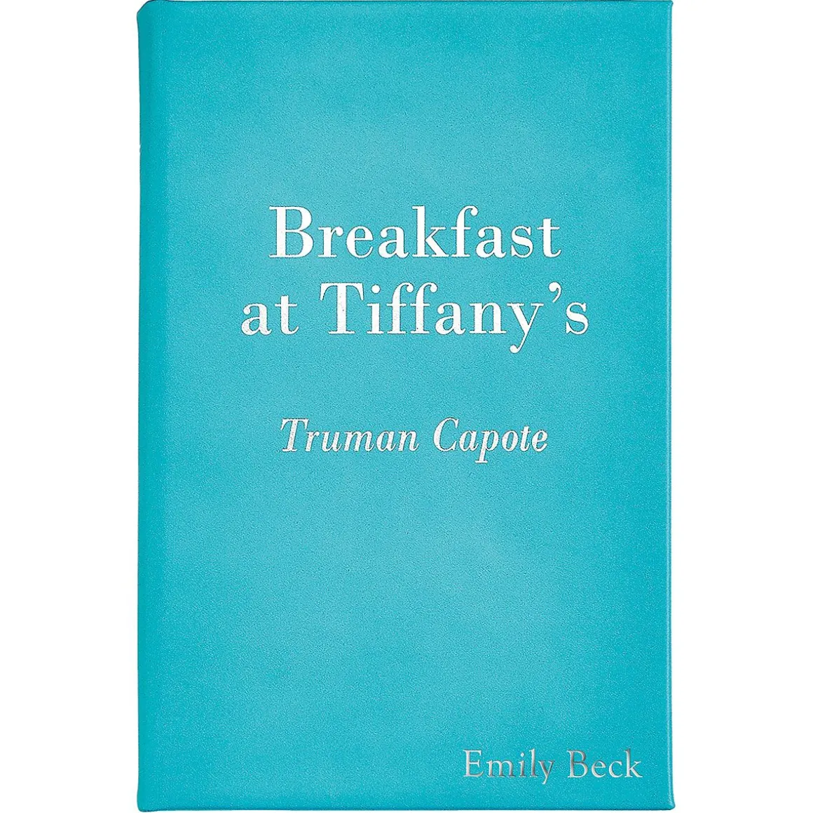 Breakfast at Tiffany's Personalized Leather-Bound Book