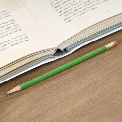 #2 Bright Green Personalized Hardwood Pencils