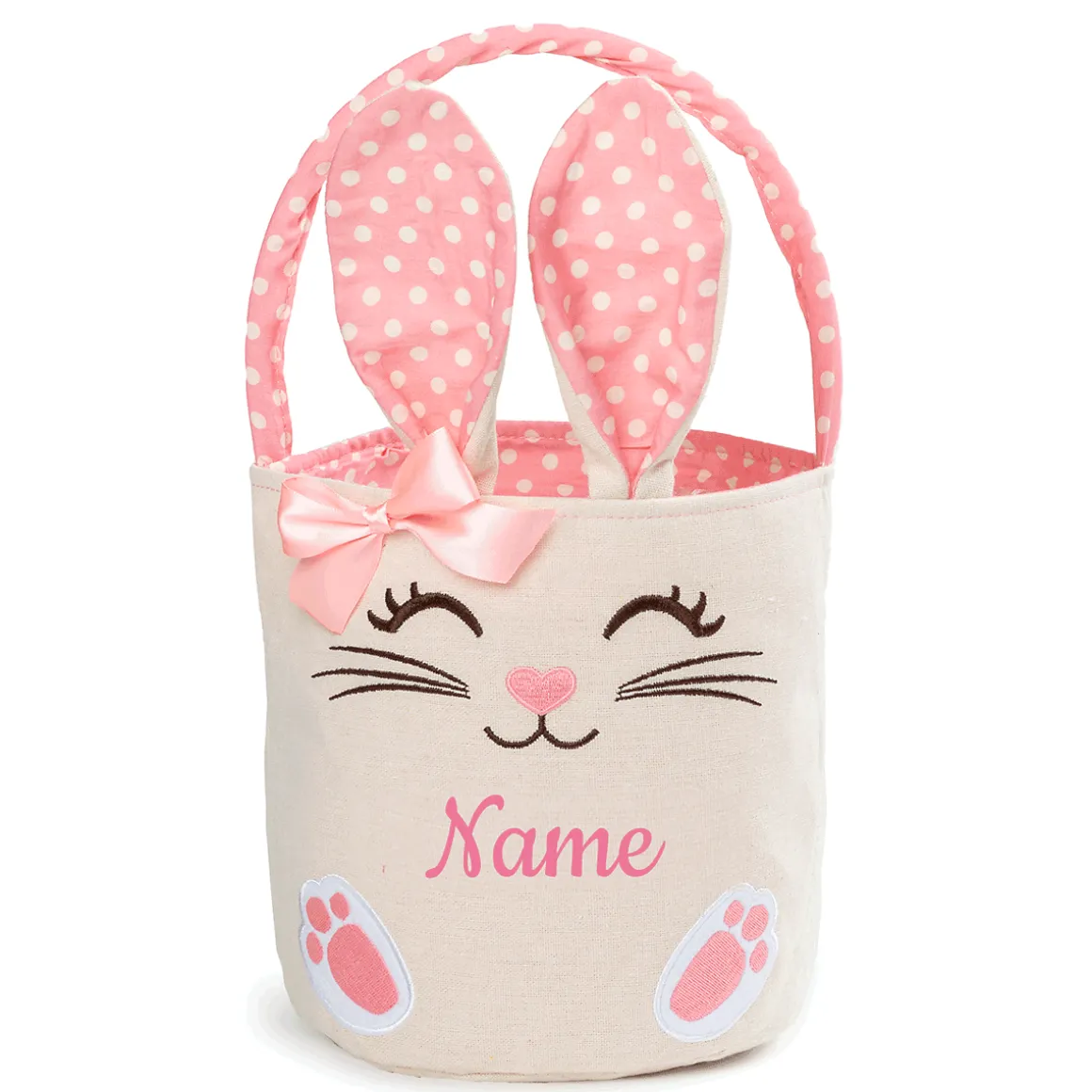 Bunny with Ears Personalized Easter Basket