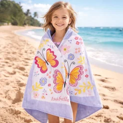 Butterflies Personalized Towel