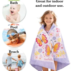Butterflies Personalized Towel