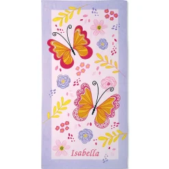 Butterflies Personalized Towel