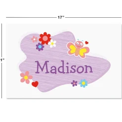 Butterfly Personalized Kids' Placemat