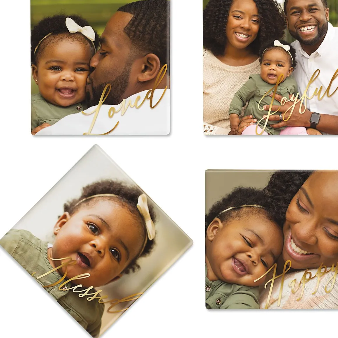 Calligraphy Photo Coasters