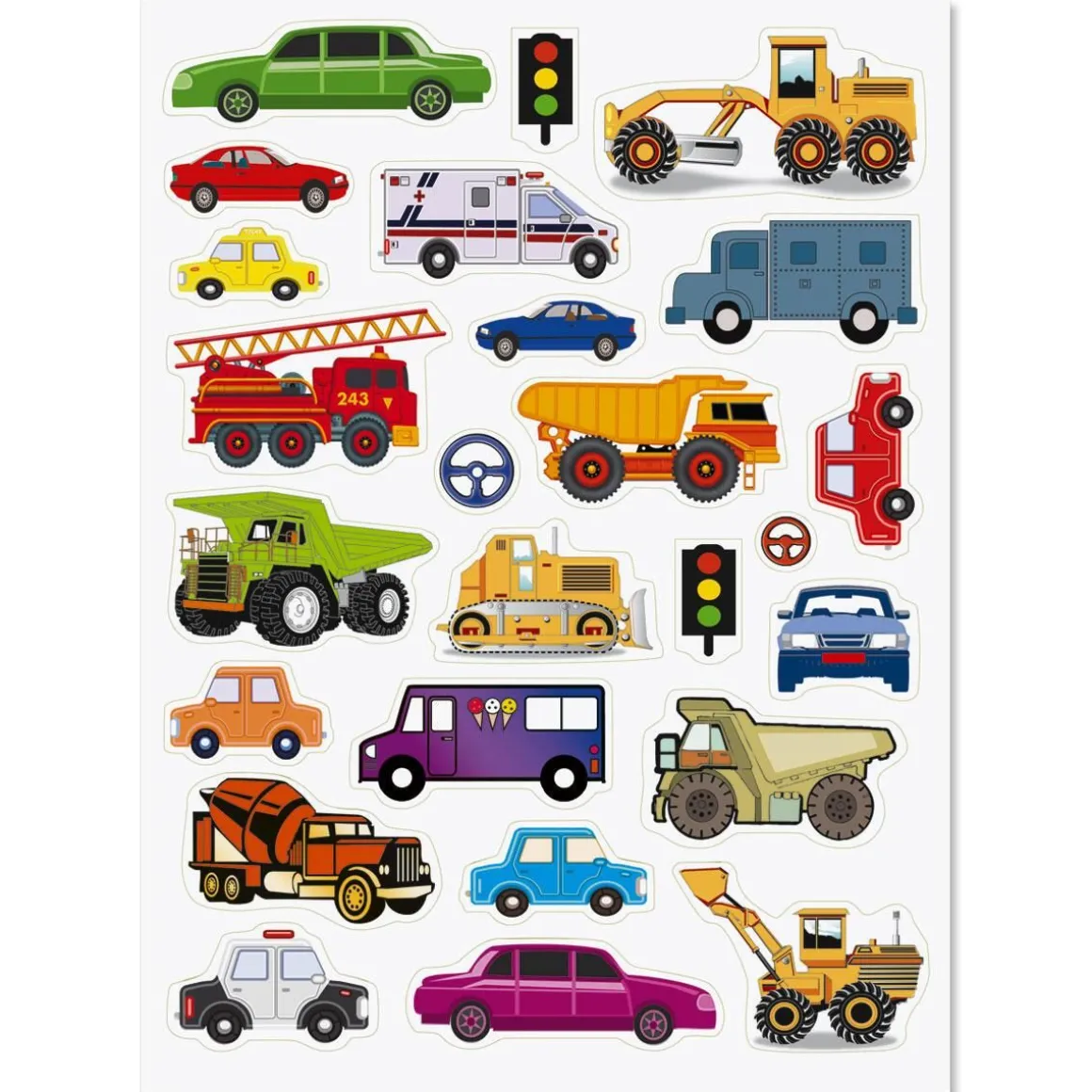 Cars and Trucks Stickers