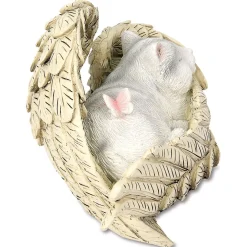Cat Angel Wings Resin Pet Memorial