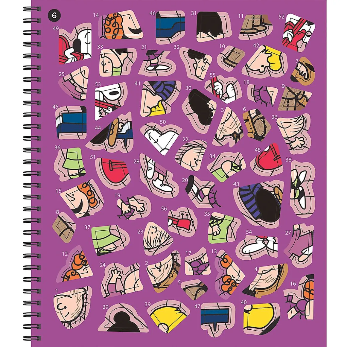 Charlie Brown Christmas Sticker by Number Brain Games®