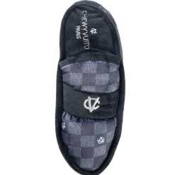 Chewy Vuiton Black Checkered Loafer Pet Toy