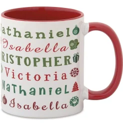 Christmas Collage Personalized Mug