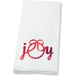 Christmas Joy Foil Disposable Hand Towels