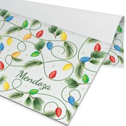 Christmas Lights Personalized Placemat Pad