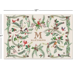 Christmas Paper Personalized Placemat Pad