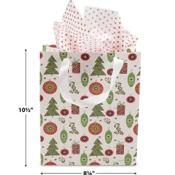 Christmas Patterns Gift Bags