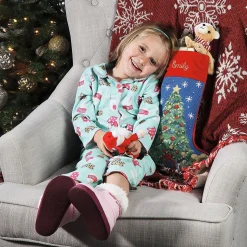Christmas Tree Heirloom Needlepoint Personalized Christmas Stocking