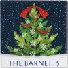 Christmas Tree Personalized Coasters