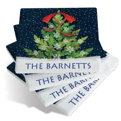 Christmas Tree Personalized Coasters