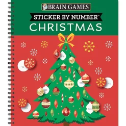 Christmas Tree Sticker By Number Brain Games®