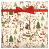 Christmas Woods Jumbo Rolled Gift Wrap