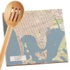 Classic Map Personalized Marble Trivet