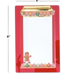 Clipboards with Gingerbread Notepads