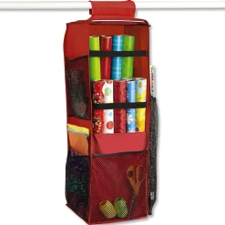 Closet Rod Gift-Wrap Organizer