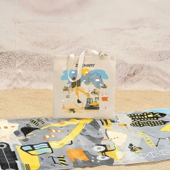 Construction Personalized Towel