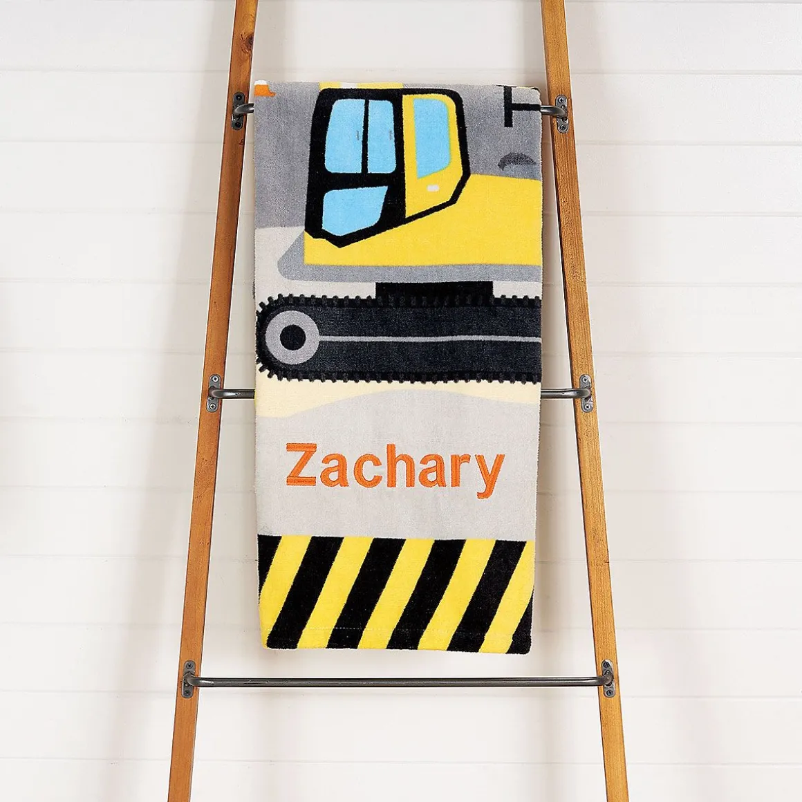 Construction Personalized Towel