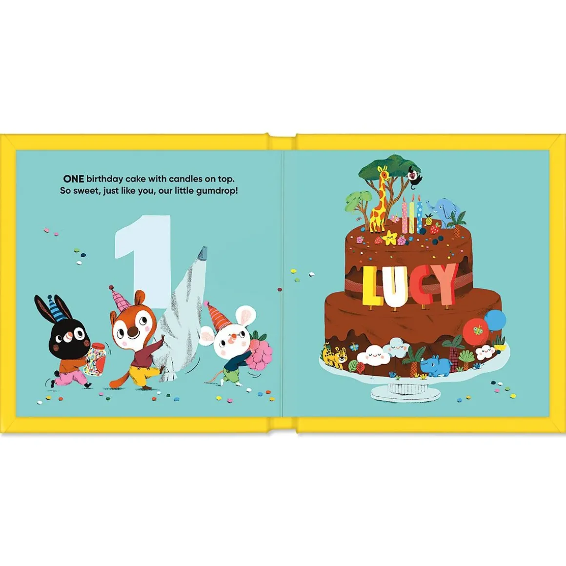 Counting Board Birthday Personalized Storybook