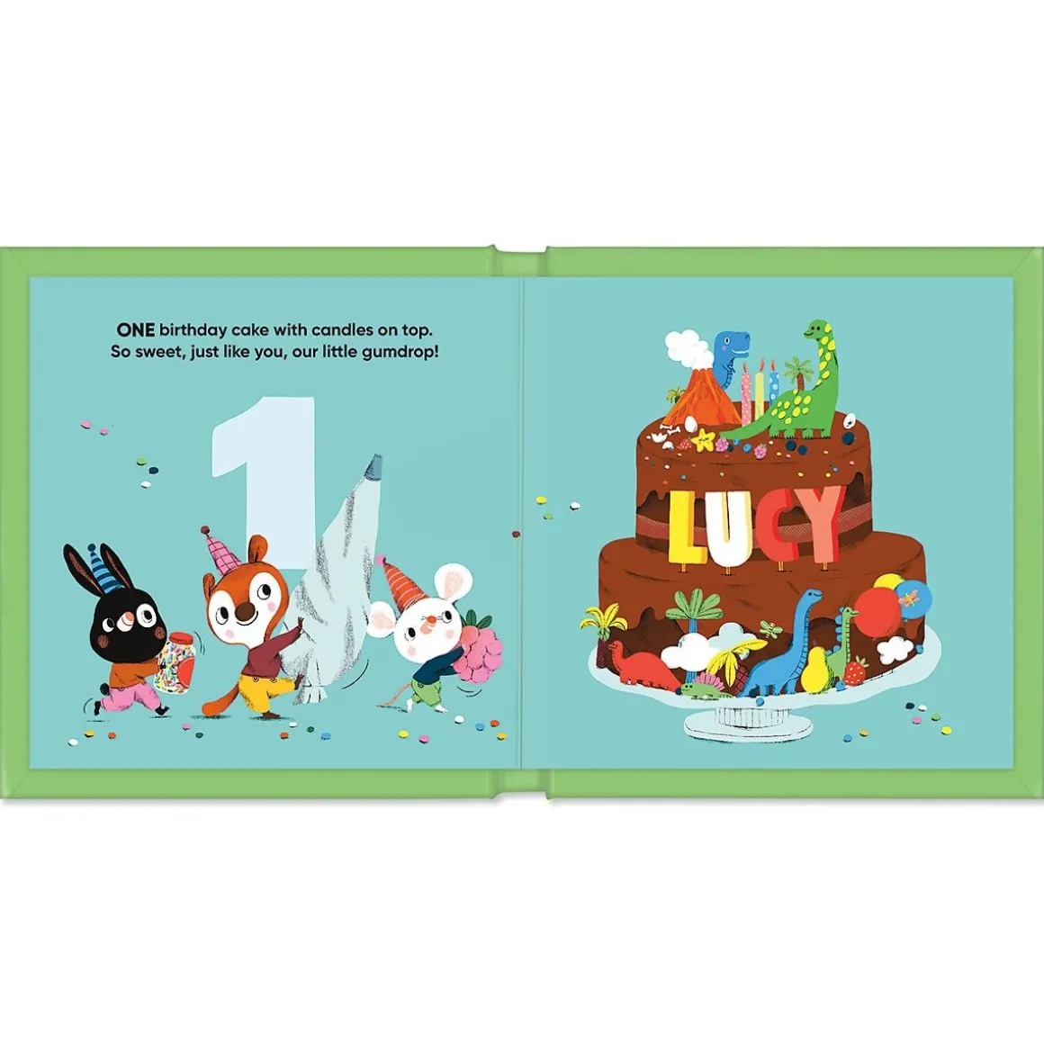Counting Board Birthday Personalized Storybook