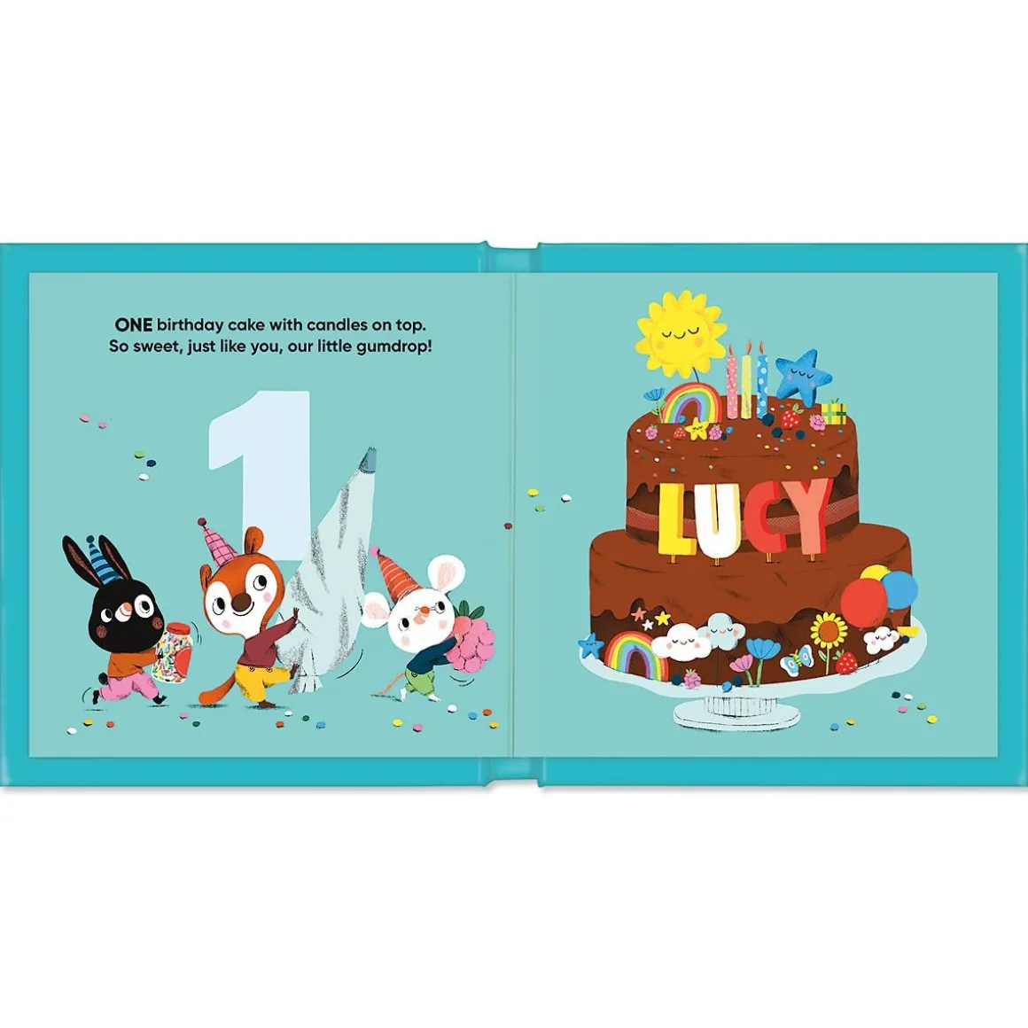 Counting Board Birthday Personalized Storybook