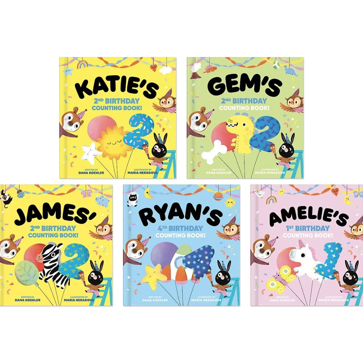 Counting Board Birthday Personalized Storybook