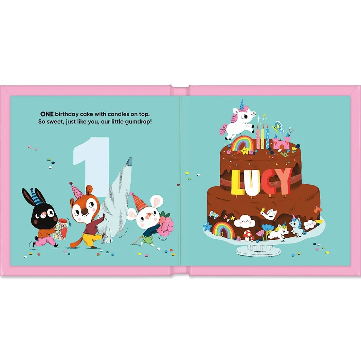 Counting Board Birthday Personalized Storybook