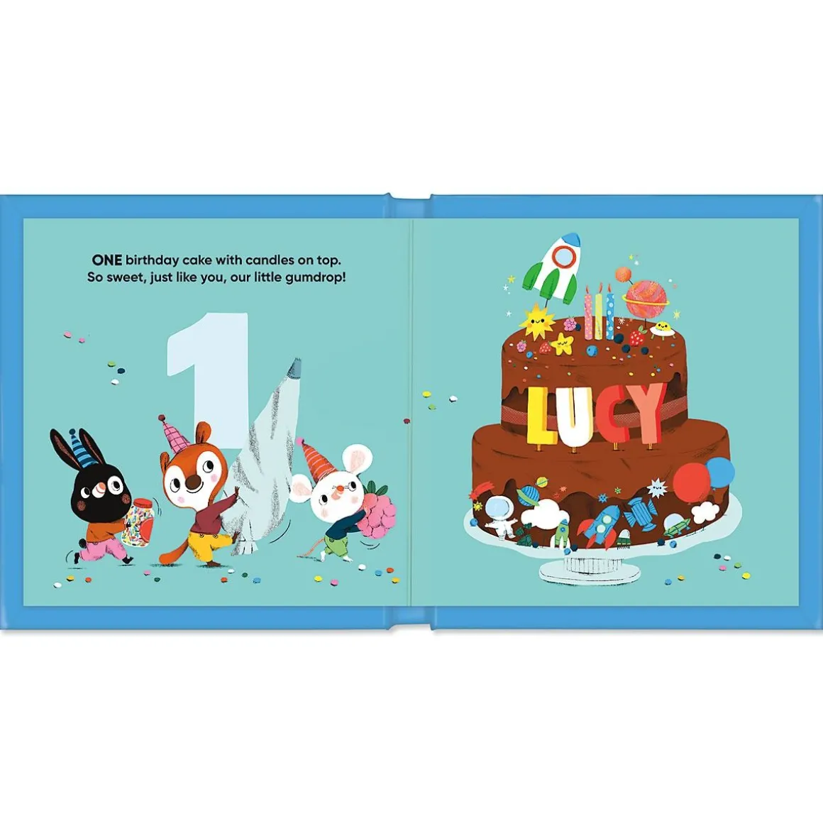 Counting Board Birthday Personalized Storybook