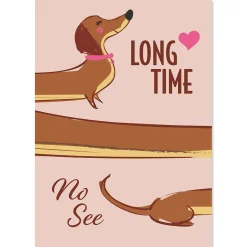 Dachshund Friendship Card