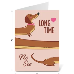 Dachshund Friendship Card