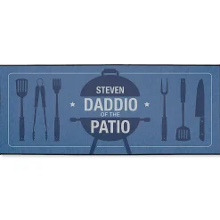 Daddio of the Patio Personalized Double Doormat