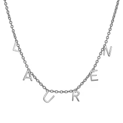 Dainty Name Sterling Silver Choker Necklace