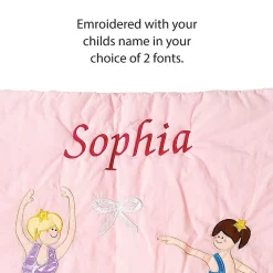 Dancing Ballerinas Personalized Sleeping Bag