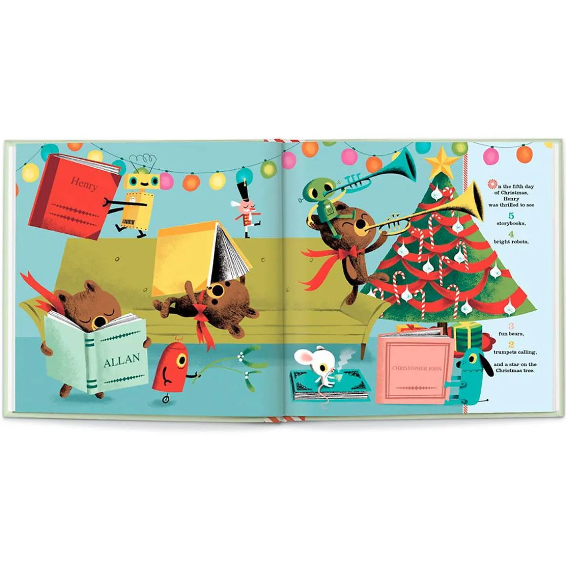 12 Days of Christmas Personalized Storybook