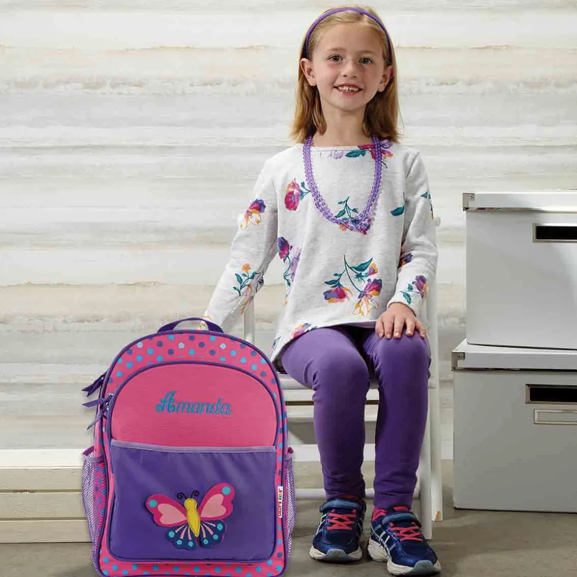 3-D Butterfly Personalized Backpack