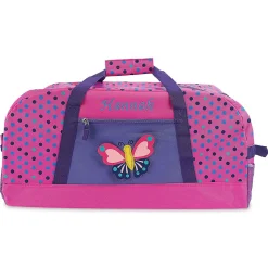 3-D Butterfly Personalized Duffel Bag