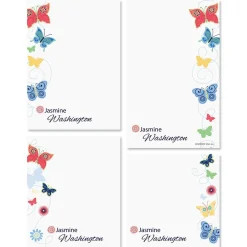 Delicate Butterflies Notepad Set