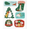 Diecut Christmas Dog Magnets