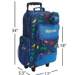 Dino Personalized Rolling Luggage